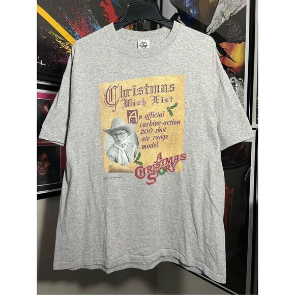 Vintage 2003 A Christmas Story Wish List Tee - Picture 1 of 5